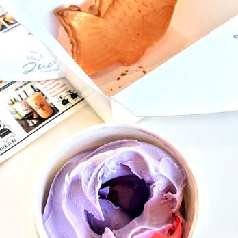 Junni Desserts - One tub of (hollow) taro ice cream - Desserts Near Me - Folsom, California