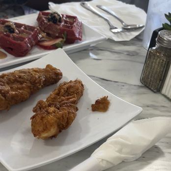Brunch House - Red velvet waffle and chicken tenders - Breakfast & Brunch Near Me - Phoenix, Arizona