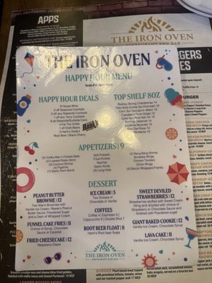 Menu photo 1 The Iron Oven Southampton, PA Menu photo 1 The Iron Oven Southampton, PA