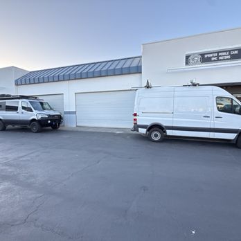 Sprinter Mobile Care - Shop photo where I picked up my van after hours. There's a lock box up front and is extremely convenient - Auto Repair Near Me - San Diego, California