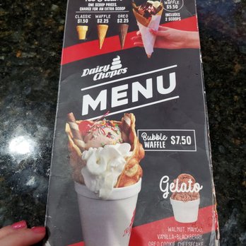 Dairy Chopos - Menu - Ice Cream & Frozen Yogurt Near Me - Mission, Texas