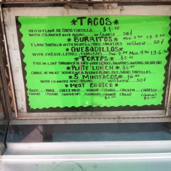 Taqueria Gonzalez - Menu - Food Trucks Near Me - Port Arthur, Texas Taqueria Gonzalez - Menu - Food Trucks Near Me - Port Arthur, Texas