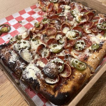 Pierre's Pizza Place - Pepperoni with jalapeño pizza - Pizza Near Me - La Mesa, California Pierre's Pizza Place - Pepperoni with jalapeño pizza - Pizza Near Me - La Mesa, California