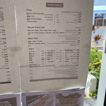 Sushi Spot - Menu - Japanese Near Me - Aiea, Hawaii Sushi Spot - Menu - Japanese Near Me - Aiea, Hawaii