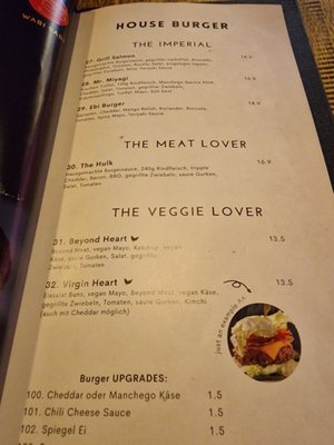 Menu photo 8 Wabi Sabi Burger Augsburg, BY