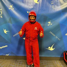 Just finished having a great time at iFLY.