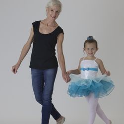 Deborah Case Dance Academy - Deborah with pre-ballet dancer.