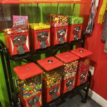 El Arriero Downtown - a display of gummy machines - Mexican Near Me - Anderson, South Carolina