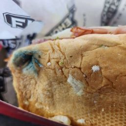 It speaks for itself. This is a ham sub. It comes with a moldy sandwich, lays, and a cookie. It speaks for itself. This is a ham sub. It comes with a moldy sandwich, lays, and a cookie.