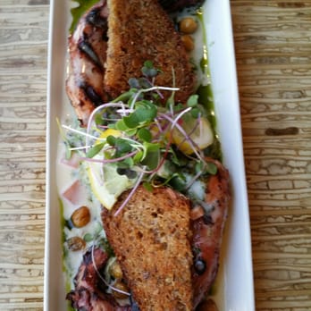 Honu Oceanside - Spanish grilled octopus - delicious Nov 2015 - Seafood Near Me - Lahaina, Hawaii Honu Oceanside - Spanish grilled octopus - delicious Nov 2015 - Seafood Near Me - Lahaina, Hawaii