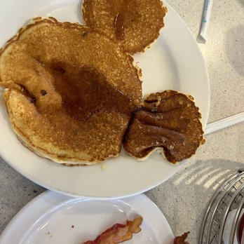 Beachside Diner - Mickey Mouse pancakes and side of bacon - Diners Near Me - St. Augustine, Florida Beachside Diner - Mickey Mouse pancakes and side of bacon - Diners Near Me - St. Augustine, Florida