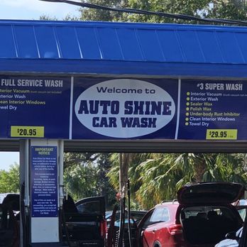 Auto Shine Car Wash - Exterior drive up menu ( as of 10-23-2025 ) - Car Wash Near Me - Dunedin, Florida Auto Shine Car Wash - Exterior drive up menu ( as of 10-23-2025 ) - Car Wash Near Me - Dunedin, Florida