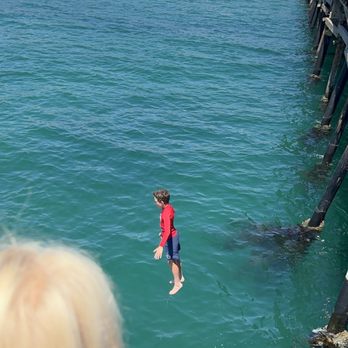 San Clemente Pier - Jumping again... - Beaches Near Me - San Clemente, California
