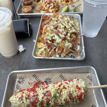 Masa Masa - spicy elote, nachos with tofu al pastor, mahi mahi tacos - Tacos Near Me - Roseville, California