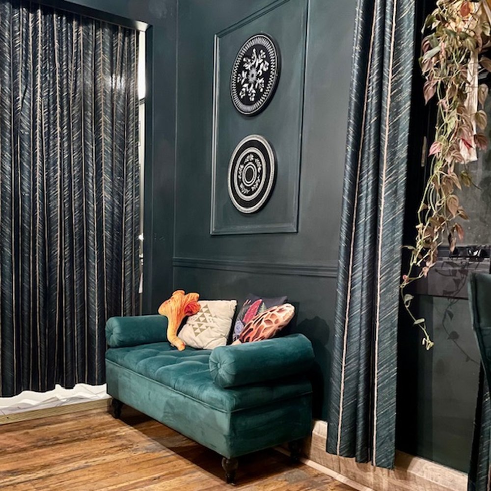 Sauvage Restaurant - I loved the little mushroom pillows on the settee! - Canadian (New) Near Me - Canmore, Alberta Sauvage Restaurant - I loved the little mushroom pillows on the settee! - Canadian (New) Near Me - Canmore, Alberta