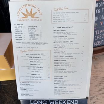 Long Weekend - New American Near Me - Houston, Texas