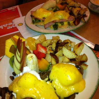 Cora - Absolutely yummy food! Closest picture is Benny with mushrooms & Brie, back one is Swiss & asparagus. - Breakfast & Brunch Near Me - Airdrie, Alberta