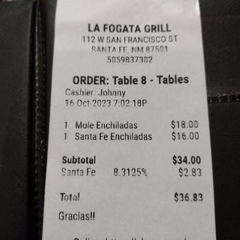 La Fogata Grill - Mexican Near Me - Santa Fe, New Mexico