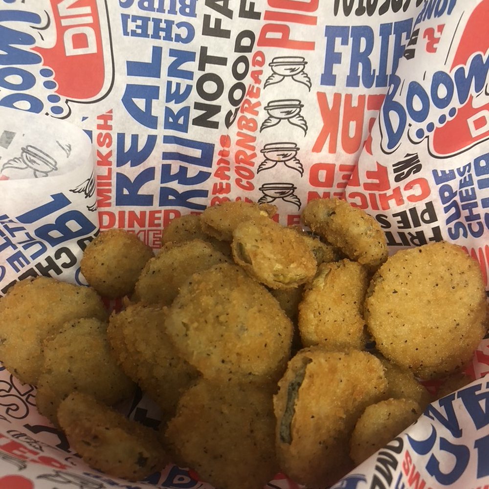 Boom-A-Rang Diner - fried pickles - Burgers Near Me - Pauls Valley, Oklahoma