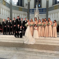 Kim's Alterations - The train was very long but the alterations were done so well it blended very nicely.