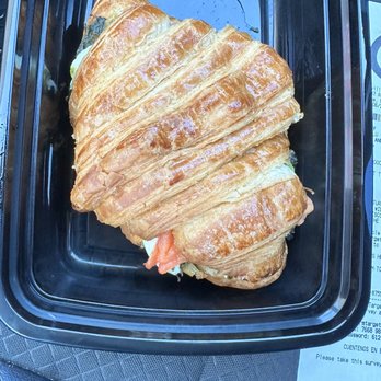 Croustille Cafe - Croissant with mozzarella tomato basil and avocado - Coffee & Tea Near Me - Pikesville, Maryland