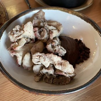 Bear at Stanly Ranch - Maitake mushroom with eggplant sauce - New American Near Me - Napa, California