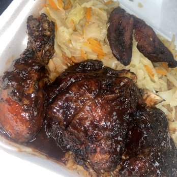 Tastee Spoon - Couple up BBq Jerk Chicken(spicy) Rice and Peas and Steamed Cabbage with Shredded Carrots - Caribbean Near Me - Dunwoody, Georgia Tastee Spoon - Couple up BBq Jerk Chicken(spicy) Rice and Peas and Steamed Cabbage with Shredded Carrots - Caribbean Near Me - Dunwoody, Georgia