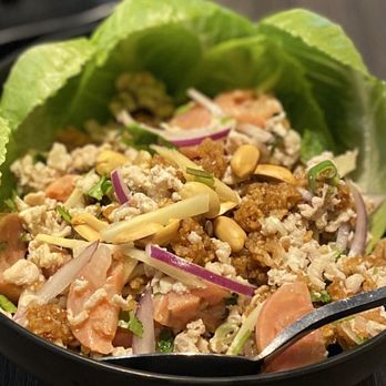 Siam Station - Crispy rice salad - Thai Near Me - Cerritos, California