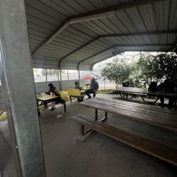 Taqueria El Maguey Taco Truck - Outside seating