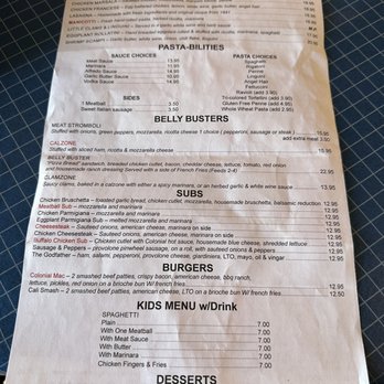 Colonial Pizza & Spaghetti House - Menu - Pizza Near Me - Easton, Pennsylvania