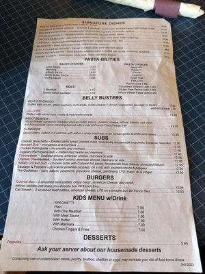 Menu photo 2 Colonial Pizza & Spaghetti House Easton, PA