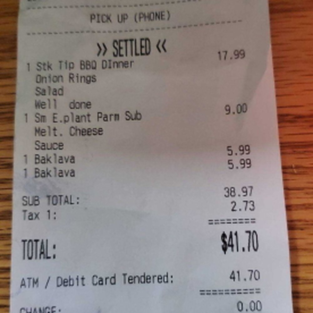 receipt receipt