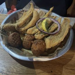 Fried catfish plate