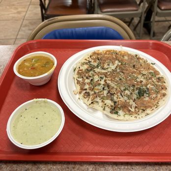 Ganesh Temple Canteen - Onion Chili Uttapam - Indian Near Me - Flushing, New York Ganesh Temple Canteen - Onion Chili Uttapam - Indian Near Me - Flushing, New York