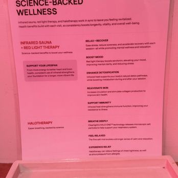 Perspire Sauna Studio - Green Valley - Menu - Saunas Near Me - Henderson, Nevada