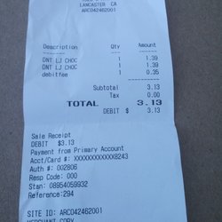 ampm - What they charged me for donuts