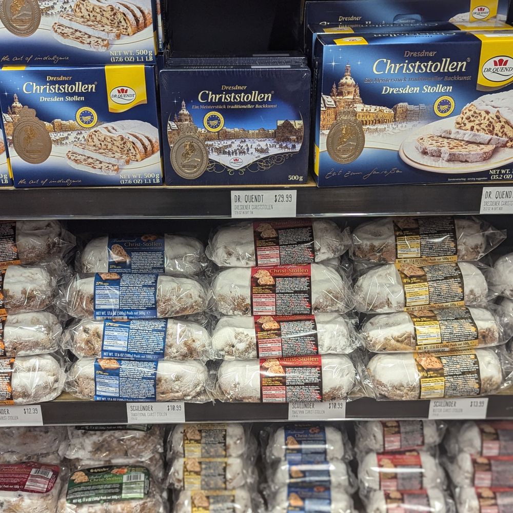 Lehr's German Specialties - A nice variety of Stollen. - Gift Shops Near Me - San Francisco, California Lehr's German Specialties - A nice variety of Stollen. - Gift Shops Near Me - San Francisco, California
