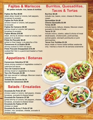 Menu photo 6 El Pollo Fino Placentia, CA Menu photo 6 El Pollo Fino Placentia, CA