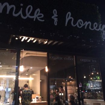 Milk & Honey - Front entrance & signage - Coffee & Tea Near Me - Costa Mesa, California