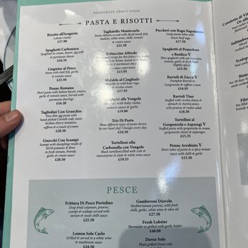 Signor Sassi - Menu - Italian Near Me - London, XGL