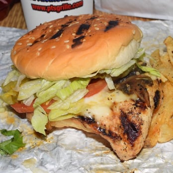 Pt's Olde Fashioned Grille - Grilled Chicken Sammich: PT's - Burgers Near Me - Wilmington, North Carolina Pt's Olde Fashioned Grille - Grilled Chicken Sammich: PT's - Burgers Near Me - Wilmington, North Carolina