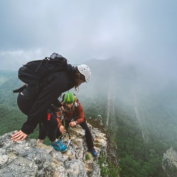 Nrocks Outdoor Adventures - Top of the headwall - Climbing Near Me - Circleville, West Virginia