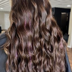 Hair By Andrea - All over color with tinsel install
