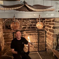 Restored Fireplace Lambertville 1724