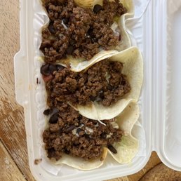 Ground beef taco. You choose your toppings Ground beef taco. You choose your toppings