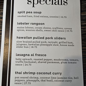 Lily's Babylon - Menu 3 Specials May 2024 - American Near Me - Babylon, New York
