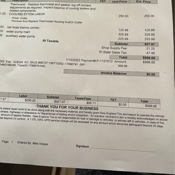 Auto Sales Express - What I've had to pay for repairs - Used Car Dealers Near Me - Whitman, Massachusetts