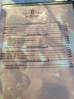 Menu photo 7 Las Brasas Mislata, V Menu photo 7 Las Brasas Mislata, V