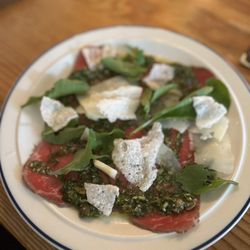 Gigi’s Italian Kitchen - Beef Carpaccio. Arguably the best thing I have eaten in 2023... and I'm not really a carpaccio gal.