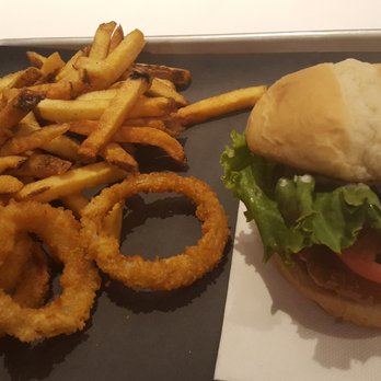 Krave Burger - buffalo crispy chicken burger with fries & onion rings - Fast Food Near Me - Halifax, Nova Scotia Krave Burger - buffalo crispy chicken burger with fries & onion rings - Fast Food Near Me - Halifax, Nova Scotia
